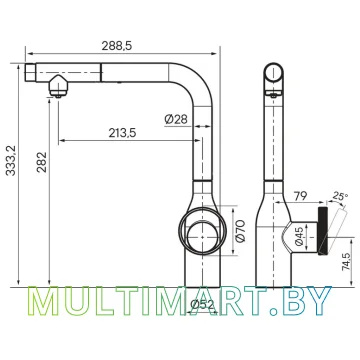 Смеситель Paulmark Urban Ur213104-CR (хром) картинка 15